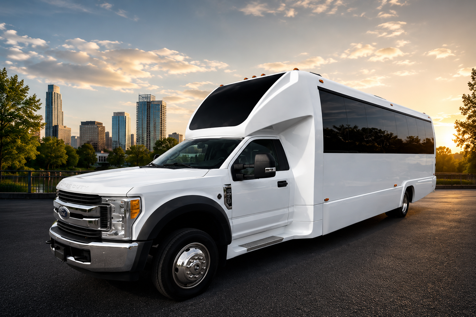 Executive Mini Bus Group Transportation Austin Icon Limo